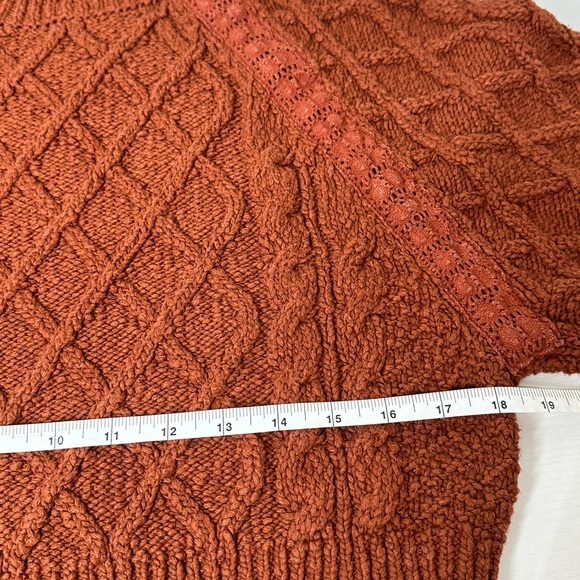 Free People Women’s Parfait Pullover Dolman Sleeve Diamond Kinit Sweater Size XS - Picture 11 of 12